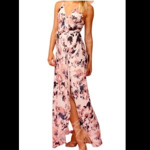 Yumi Kim Pink Floral Maxi Dress